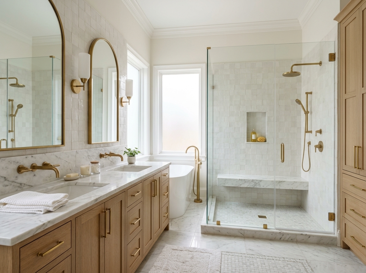 Luxury master bathroom remodel in Memphis, TN